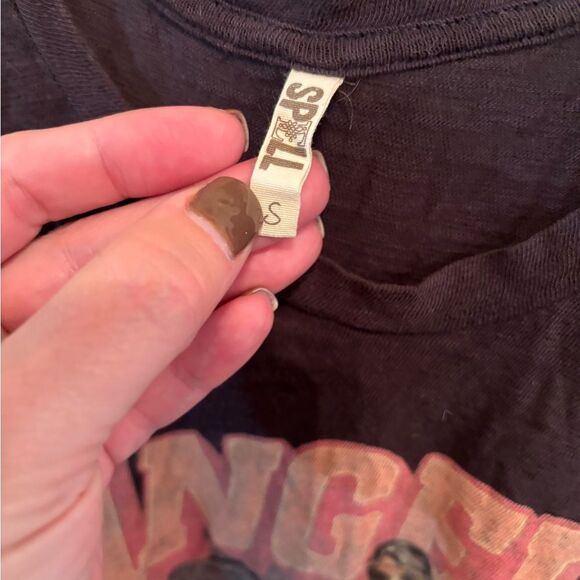 RARE Spell&the Gypsy Angels Ride High Distressed Sleeveless Tee - Picture 7 of 9